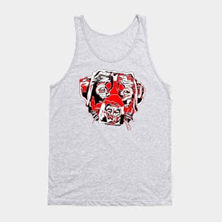 Large Swiss Mountain Dog head face Sennenhund Alpine Tank Top